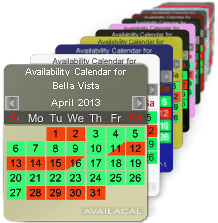 Illustration of Some Flash Calendar Options